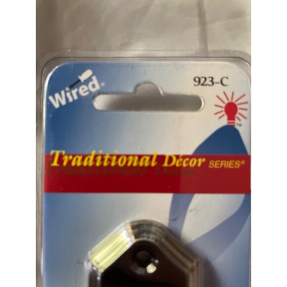 Heath/Zenith Wired Lighted Pewter Finish Doorbell Push Button 923-C - Picture 6 of 15